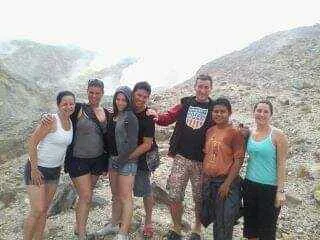Bandung tour and car rental customers enjoying a group trip with MPV Holiday